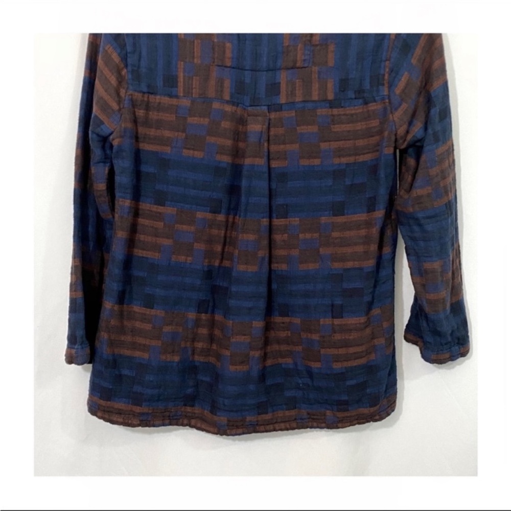 Ace & Jig Long Sleeve Woven Cotton Top - Picture 7 of 10